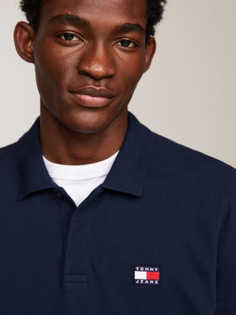 Polo Regular Fit Con Parche Azul Tommy Jeans-3