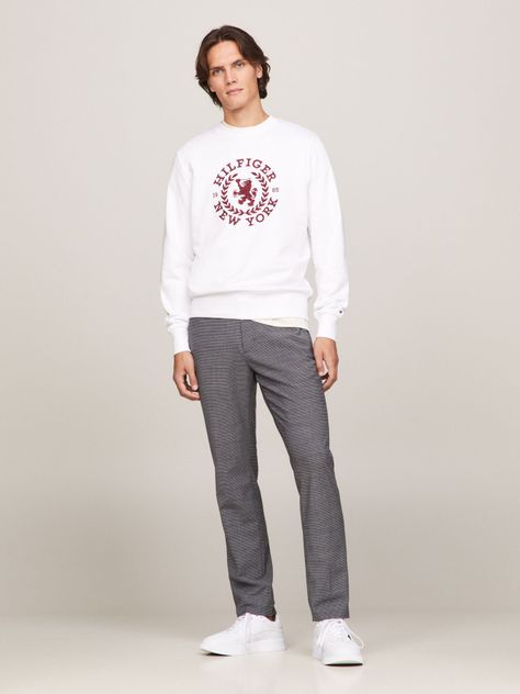POLERÓN I CREST LOGO BLANCO TOMMY HILFIGER-1