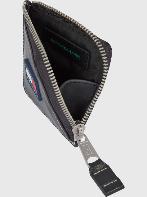 Billetera Monedero Con Parche Negro Tommy Hilfiger-2
