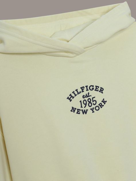 Polerón Hoodie De Niña Con Logo Amarillo Tommy Hilfiger-2