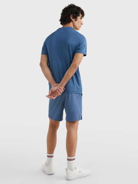 Polera Sport Esse Training Slim Fit Azul Tommy Hilfiger-2