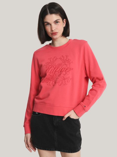 Polerón Con Logo Regular Fit Rosado Tommy Hilfiger-0