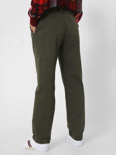 Pantalón Chino Essential Slim Fit Verde Tommy Hilfiger-3