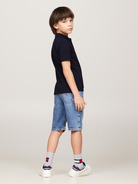 Polo Logo Niño Azul Tommy Hilfiger-2