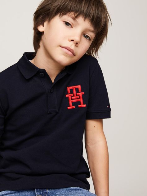 Polo Logo Niño Azul Tommy Hilfiger-3