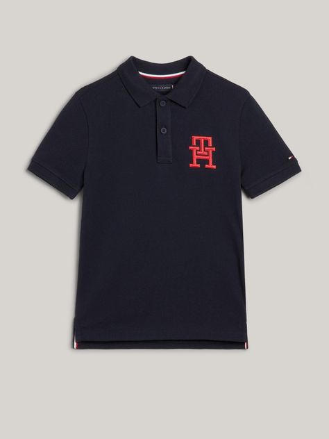 Polo Logo Niño Azul Tommy Hilfiger-4