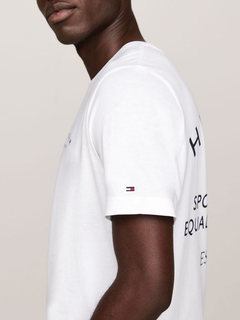 Polera Con Logo La Espalda Blanco Tommy Hilfiger-3
