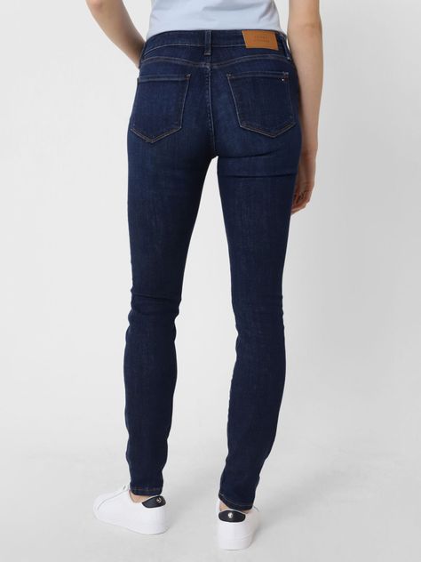 Jeans Como Skinny Fit Talle Medio Azul Tommy Hilfiger-2