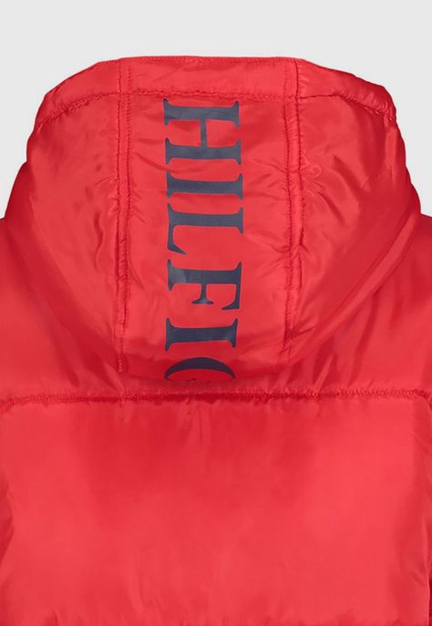 Parka Puffer Color Block Rojo Tommy Hilfiger-3