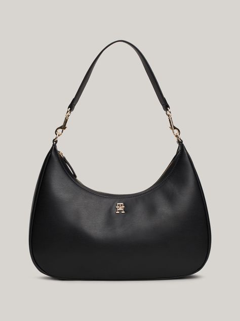 Cartera Hobo Monogram Negro Tommy Hilfiger-0