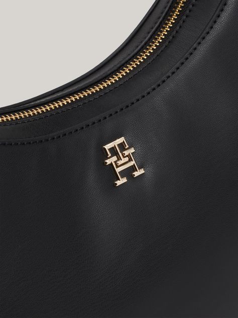 Cartera Hobo Monogram Negro Tommy Hilfiger-2