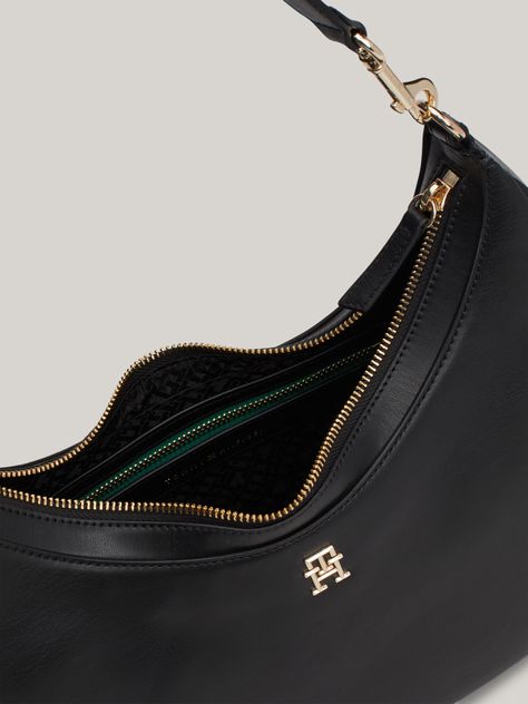Cartera Hobo Monogram Negro Tommy Hilfiger-3