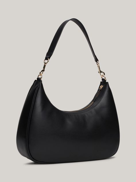 Cartera Hobo Monogram Negro Tommy Hilfiger-4