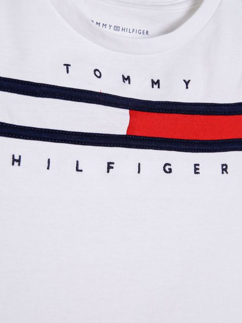 Polera Con Logo Central Blanco Tommy Hilfiger-2