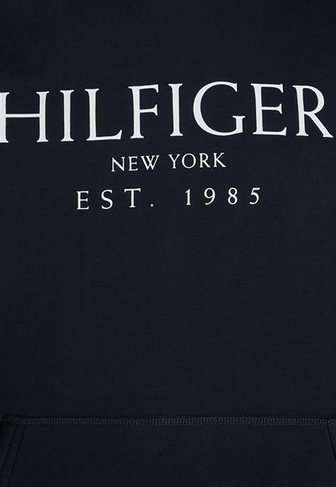 Polerón Hoodie Con-Logo Azul Tommy Hilfiger-4