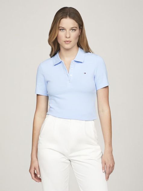 Polo 1985 Collection Slim Fit Celeste Tommy Hilfiger-0