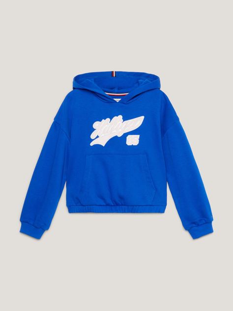 POLERÓN HOODIE VARSITY LOGO AZUL TOMMY HILFIGER-0