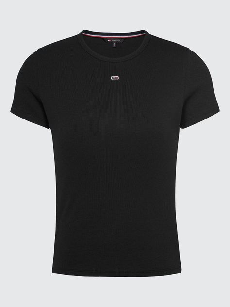 Polera Essential Con Logo Negro Tommy Jeans-4