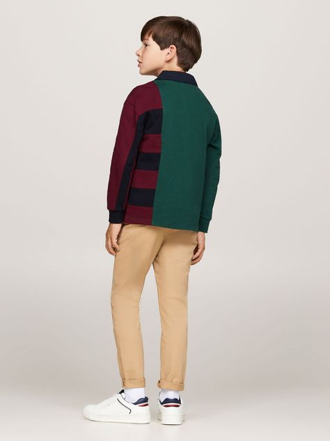 Polo Con Logo Colorblock Multicolor Tommy Hilfiger-2