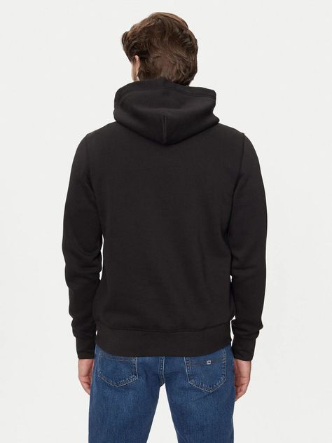 Polerón Hoodie Con Logo Negro Tommy Hilfiger-2