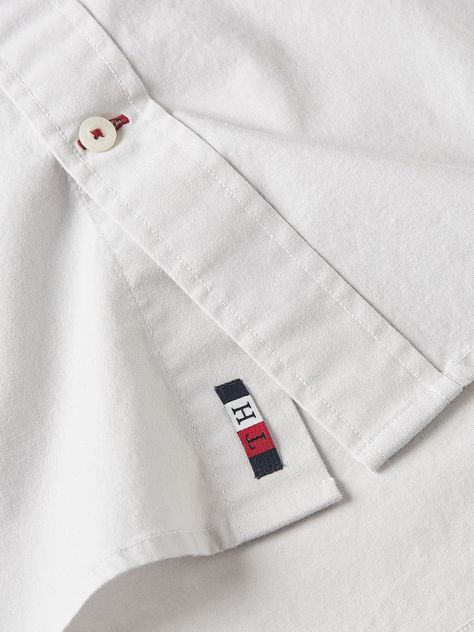 Camisa Flex Regular Crema Tommy Hilfiger A2-2