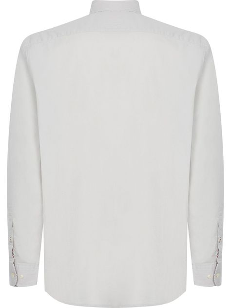 Camisa Flex Regular Crema Tommy Hilfiger A2-1