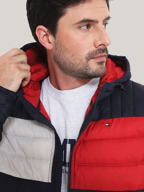 Parka Weight Quilted Colorblock Multicolor Tommy Hilfiger-3