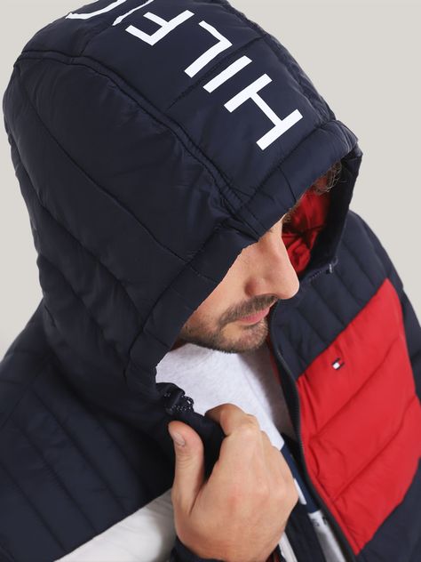 Parka Weight Quilted Colorblock Multicolor Tommy Hilfiger-4