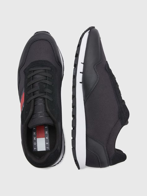 Zapatilla Retro Running Negro Tommy Hilfiger-1
