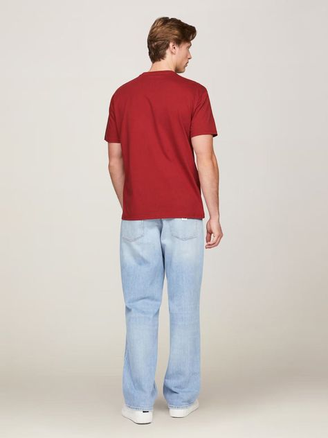 Polera Gold Signature Regular Fit Rojo Tommy Hilfiger-2