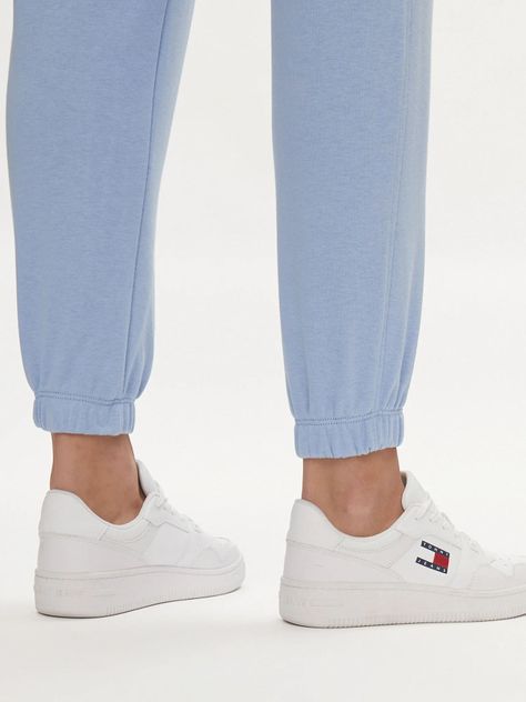 Joggers Relaxed Con Logo Celeste Tommy Jeans-4