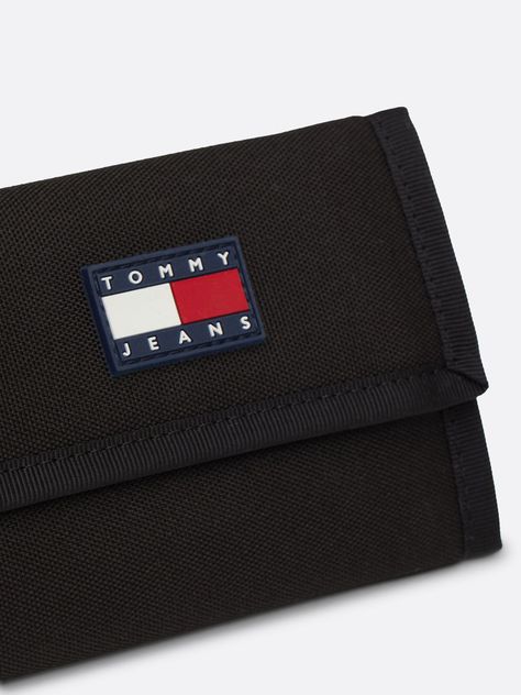 Billetera Trifold Hombre Logo Negro Tommy Hilfiger-2