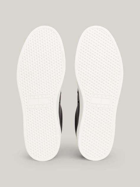 Zapatillas De Cuero Cupsole Logo Negro Tommy Hilfiger-3
