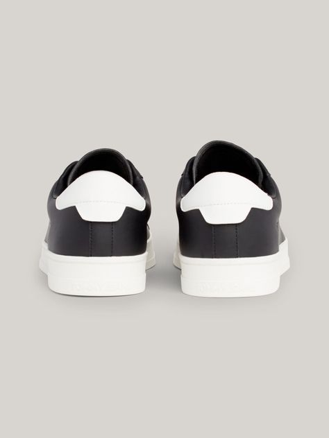 Zapatillas De Cuero Cupsole Logo Negro Tommy Hilfiger-7