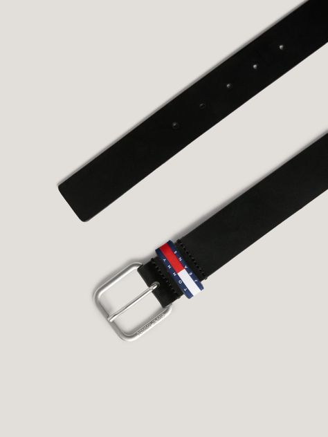 Cinturón Ryan Essential De Cuero Negro Tommy Hilfiger-1