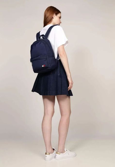 Mochila Essential Daily Con Logo Azul Tommy Jeans-1