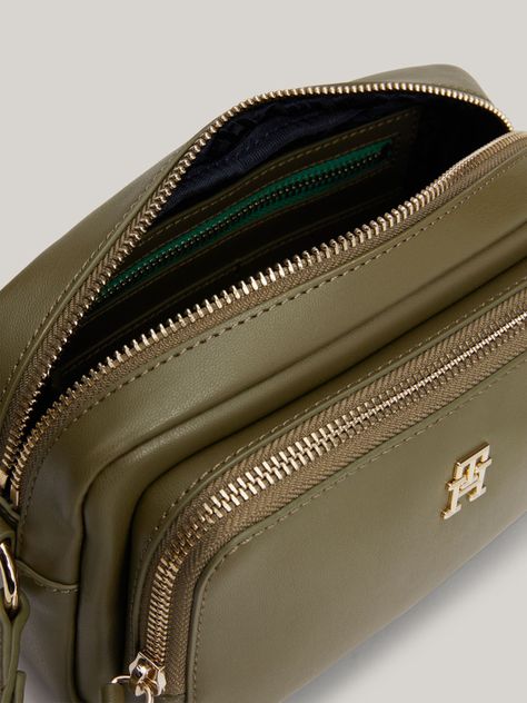 Bandolera Soft Utility Con Logo Verde Tommy Hilfiger-3