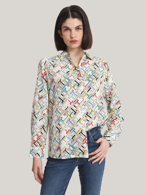 Camisa Estampada Multicolor Tommy Hilfiger-0