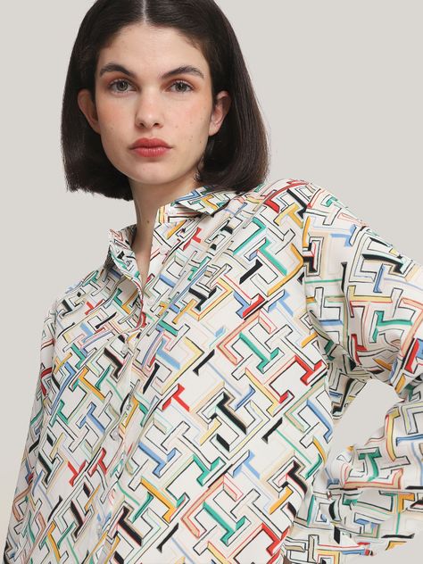 Camisa Estampada Multicolor Tommy Hilfiger-3