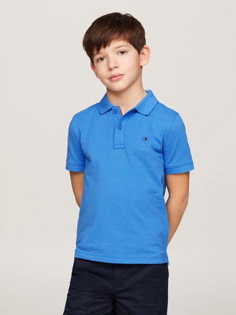 Polo Flag Essential Celeste Tommy Hilfiger-0