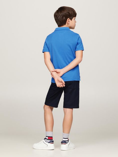 Polo Flag Essential Celeste Tommy Hilfiger-1