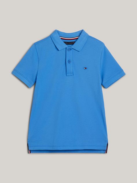 Polo Flag Essential Celeste Tommy Hilfiger-4
