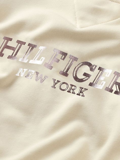 POLERÓN HOODIE MONOTYPE LOGO BEIGE TOMMY HILFIGER-2