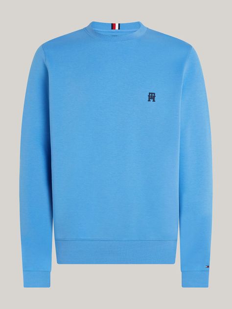 Polerón Logo Monogram Celeste Tommy Hilfiger-4