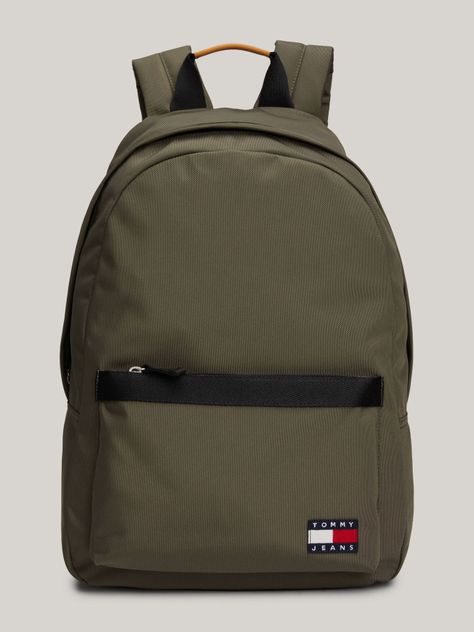Mochila Essential Con Logo Parche Verde Tommy Hilfiger-0