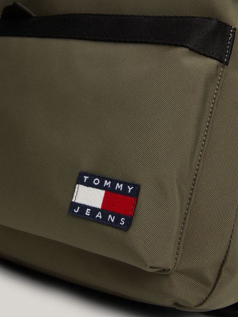 Mochila Essential Con Logo Parche Verde Tommy Hilfiger-2