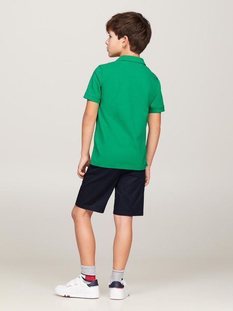 Polo Logo Flag Essential Verde Tommy Hilfiger-2