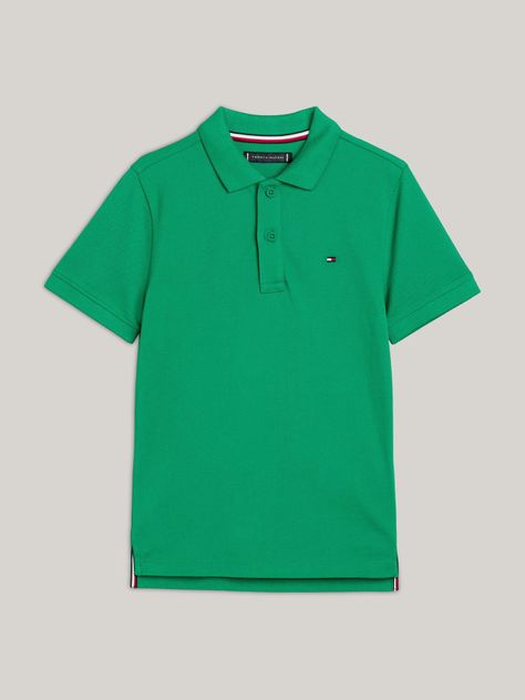 Polo Logo Flag Essential Verde Tommy Hilfiger-4