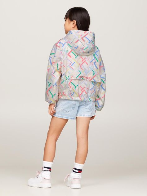Cortaviento Print Monogram Multicolor Tommy Hilfiger-2