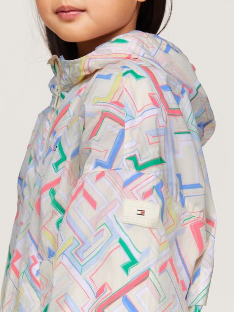 Cortaviento Print Monogram Multicolor Tommy Hilfiger-3